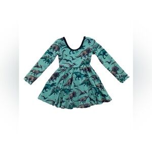 Rags Size 2T Dinosaur Print Swing Dress